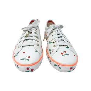 Keds x Rifle Paper Kickstart Leather Sneakers Strawberry Design 9.5